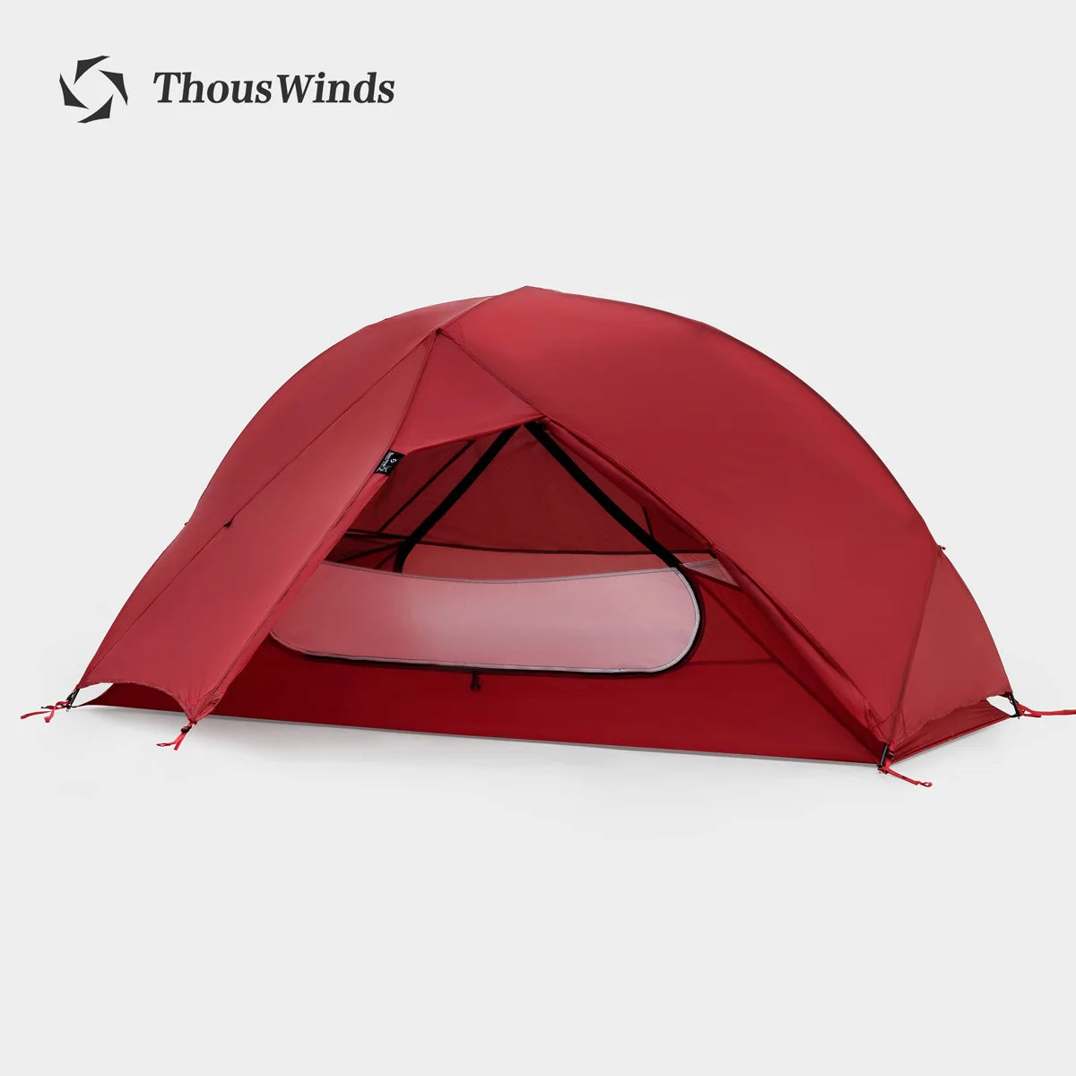 SGR 1-Person Backpacking Tent, 3-Season Ultralight Hiking Tent, 15D Nylon Ripstop Both Side Silicon Camping Tent