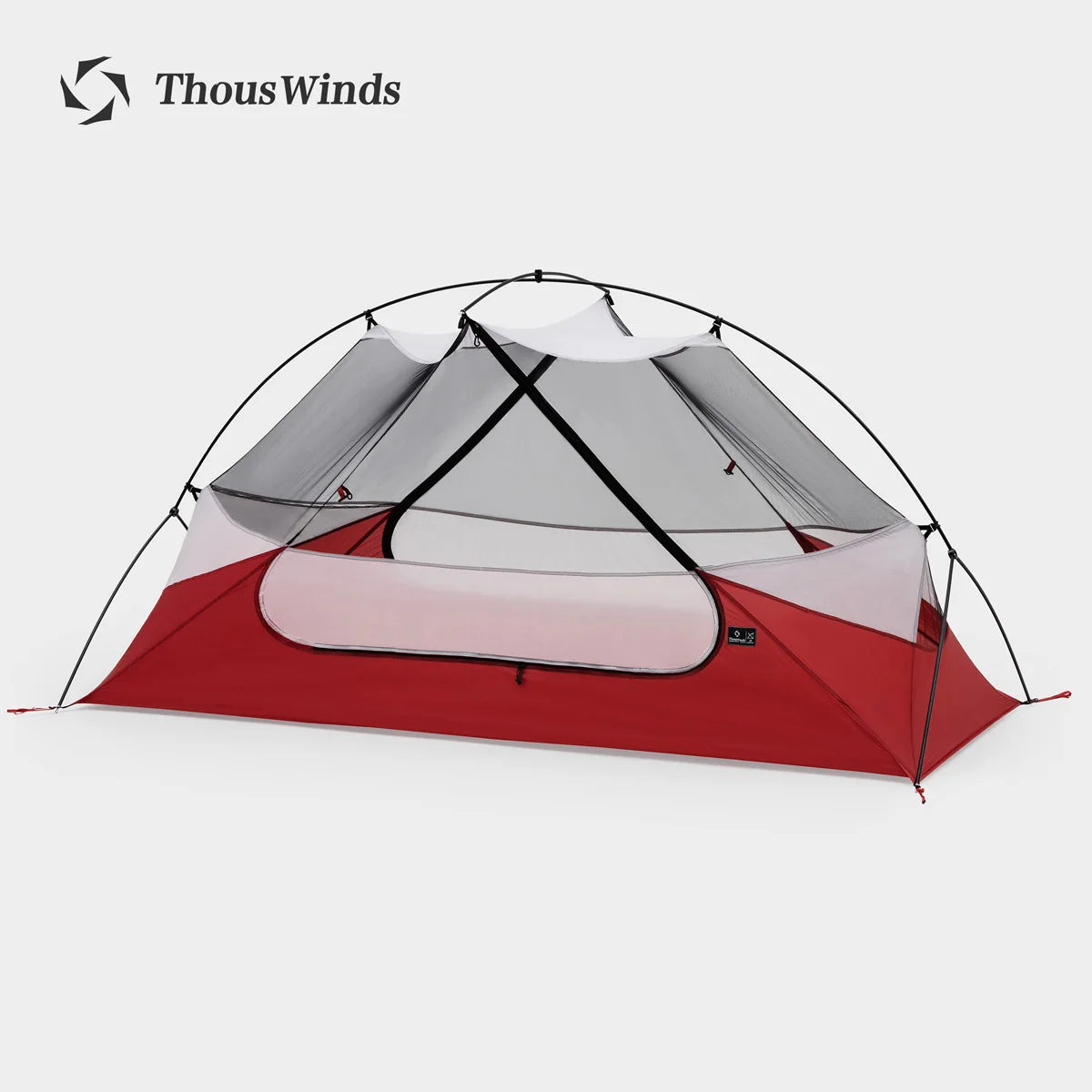 SGR 1-Person Backpacking Tent, 3-Season Ultralight Hiking Tent, 15D Nylon Ripstop Both Side Silicon Camping Tent